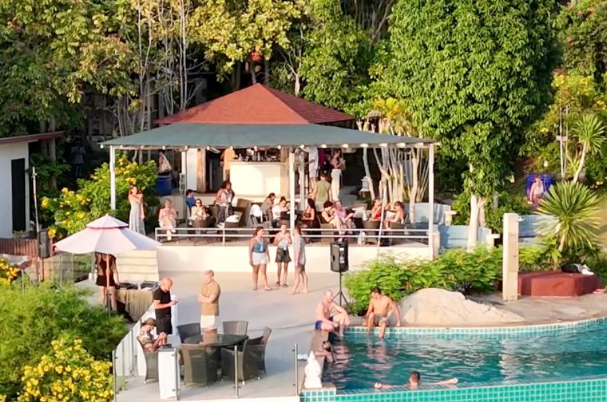 Sunset Pool Party